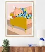 Shop the Casual Sunday Art Print by artist Uma Gokhale 83 Oranges unique artist-designed wall art & home décor