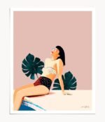 Shop the Sunday modern boho Art Print by artist Uma Gokhale 83 Oranges unique artist-designed wall art & home décor