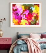 Shop Winterberry abstract modern boho Art Print by artist Uma Gokhale 83 Oranges unique artist-designed wall art & home décor