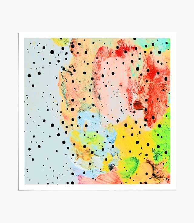 Shop Feels abstract modern boho Art Print by artist Uma Gokhale 83 Oranges unique artist-designed wall art & home décor