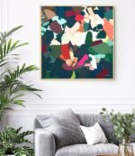 Shop Brunch at Ti Amo's abstract modern boho Art Print by artist Uma Gokhale 83 Oranges unique artist-designed wall art & home décor