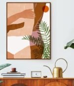 Shop Soul To Soul modern boho illustration painting Art Print by artist Uma Gokhale 83 Oranges unique artist-designed wall art & home décor