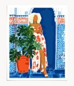 Shop Culture is the arts elevated to a set of beliefs modern boho illustration Art Print by artist Uma Gokhale 83 Oranges unique artist-designed wall art & home décor