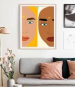 Shop Day & Night Art Print by artist Uma Gokhale 83 Oranges unique artist-designed wall art & home décor