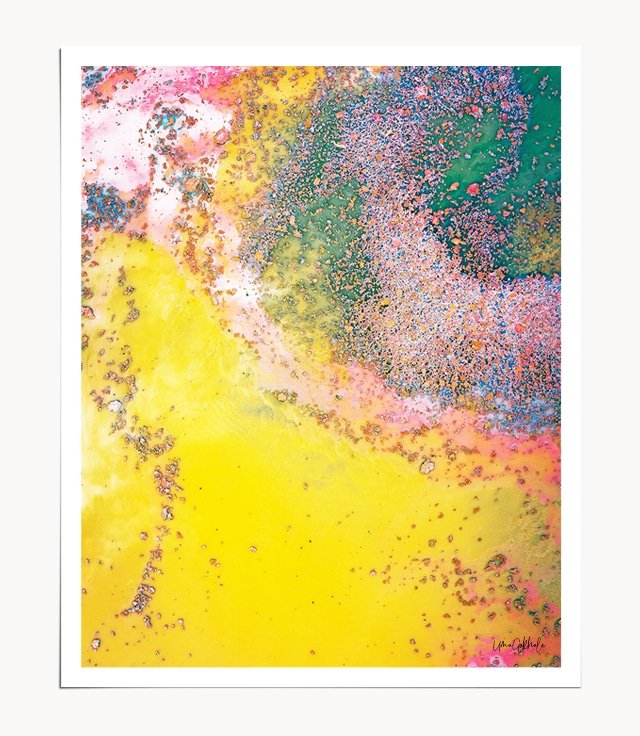 Shop the 'Random Bliss' abstract modern boho art print signed by artist Uma Gokhale 83 Oranges unique artist-designed wall art & home décor