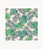 Shop Tropical Bali, Blush Palm Illustration, Monstera Painting Art Print by artist Uma Gokhale 83 Oranges wall art & home décor