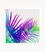 Shop Colorful Palm, Tropical Vibrant Botanical Jungle Art Print by artist Uma Gokhale 83 Oranges unique wall art & home décor