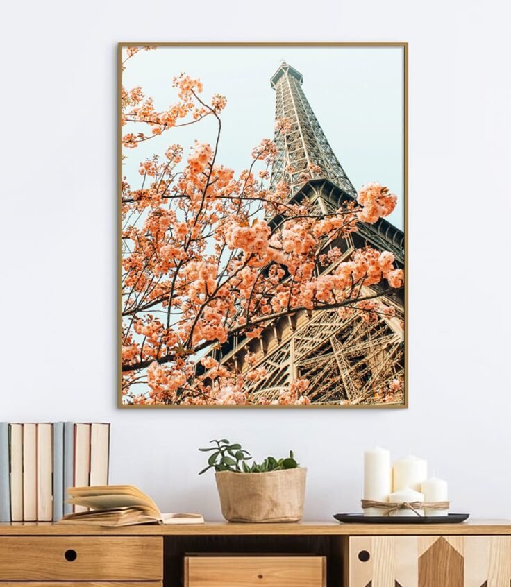 Shop Paris in Spring, France Nature Architecture, Travel Photography Art Print by artist Uma Gokhale 83 Oranges unique artist-designed wall art & home décor