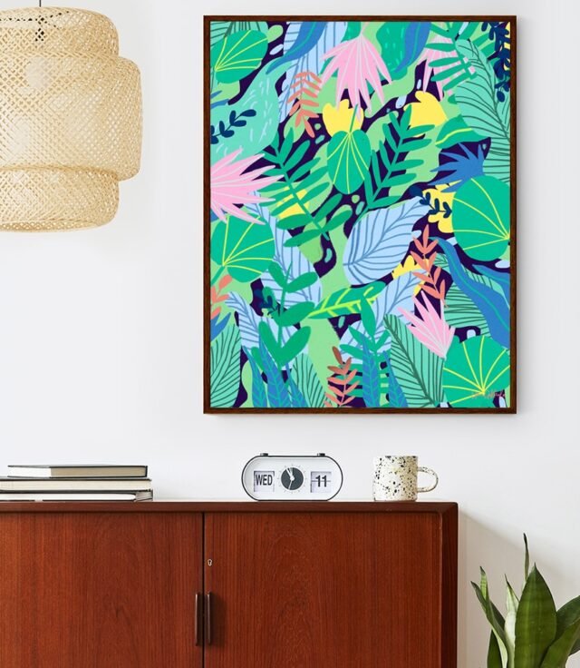 Shop Wild Jungle, Eclectic Illustration, Forest Art Print | 83 Oranges®