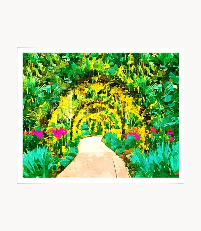 Shop Beginning of Something Beautiful Art Print by artist Uma Gokhale 83 Oranges unique artist-designed wall art & home décor