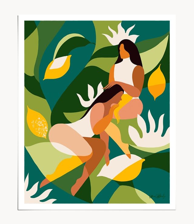 Shop Always there when life gives me lemons Art Print by artist Uma Gokhale 83 Oranges artist-designed unique wall art & home décor