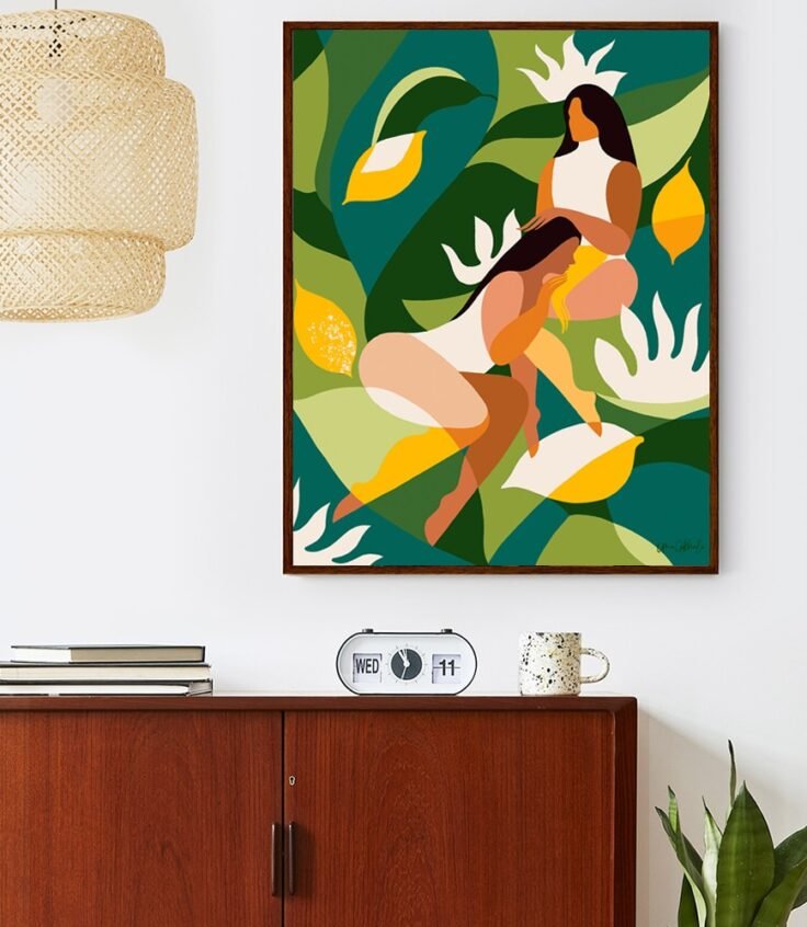 Shop Always there when life gives me lemons Art Print by artist Uma Gokhale 83 Oranges artist-designed unique wall art & home décor