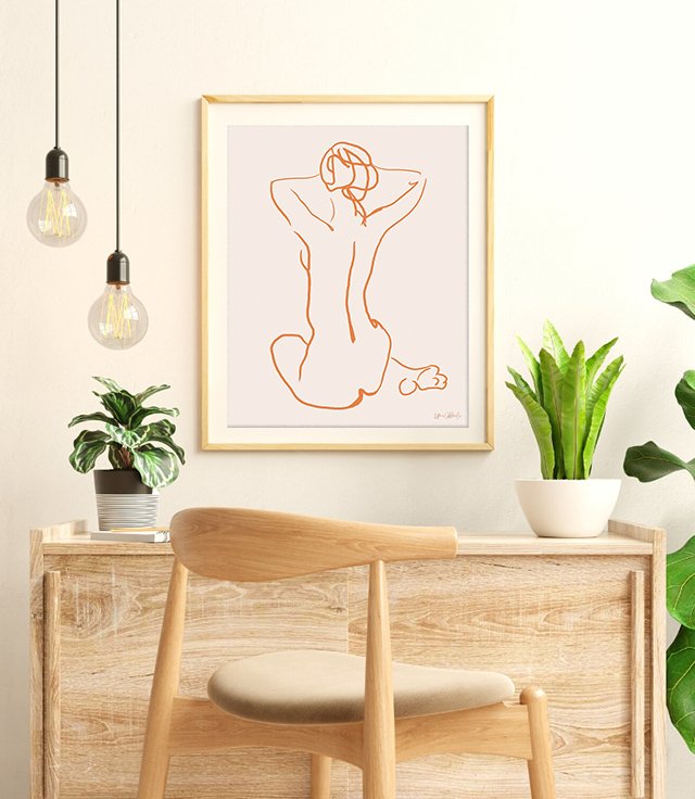 Shop Femina Art Print by artist Uma Gokhale 83 Oranges artist-designed unique wall art & home décor