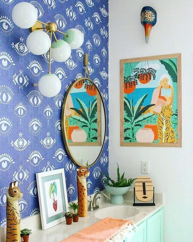 Shop Inspiring Bohemian Art Prints & canvas prints curated by Indian artist Uma Gokhale 83 Oranges artist-designed unique wall art & home décor