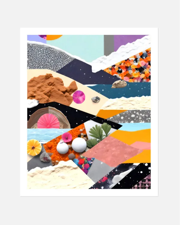 Shop A Fantastic Journey small batch graphic Art Print, Canvas Print & Fabric Print - exclusively available at 83oranges.com by artist Uma Gokhale India