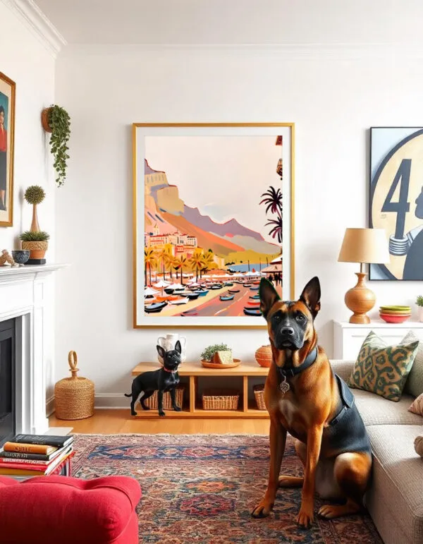 Shop Monte Carlo Romance Painting Art Print, Canvas Print & Fabric Print - exclusively available at 83oranges.com by artist Uma Gokhale India