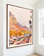 Shop Monte Carlo Romance Painting Art Print, Canvas Print, Commercial digital license & Instant download printable - exclusively available at 83oranges.com by artist Uma Gokhale India