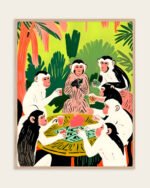 Shop Monkey poker & Royal Flush Art Print, Canvas Print, Commercial digital license & Instant download printable - exclusively available at 83oranges.com by artist Uma Gokhale India Shop Monkey poker & Royal Flush Art Print, Canvas Print, Commercial digital license & Instant download printable - exclusively available at 83oranges.com by artist Uma Gokhale India