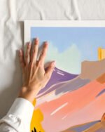 Shop Harbor view scenic landscape nature painting small batch graphic Art Print, Canvas Print, Commercial digital license & Instant download printable - exclusively available at 83oranges.com by artist Uma Gokhale India Shop Harbor view scenic landscape nature painting small batch graphic Art Print, Canvas Print, Commercial digital license & Instant download printable - exclusively available at 83oranges.com by artist Uma Gokhale India