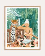 Shop The Jungle (Special Edition) small batch Art Print, Canvas Print, Commercial digital license & Instant download printable - exclusively available at 83oranges.com by artist Uma Gokhale India