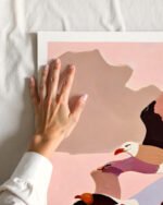 Shop Soaring Silhouettes Seagulls Art Print, Canvas Print, Commercial digital license & Instant download printable - exclusively available at 83oranges.com by artist Uma Gokhale India