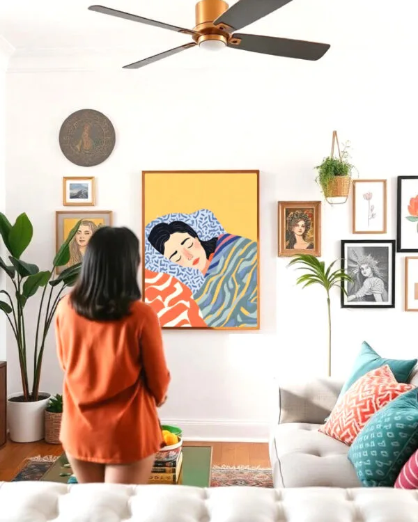 Shop Two & a Half Hour Power Nap Art Print, Quirky Funny Sleep Canvas Print & Fabric Print - exclusively available at 83oranges.com by artist Uma Gokhale India