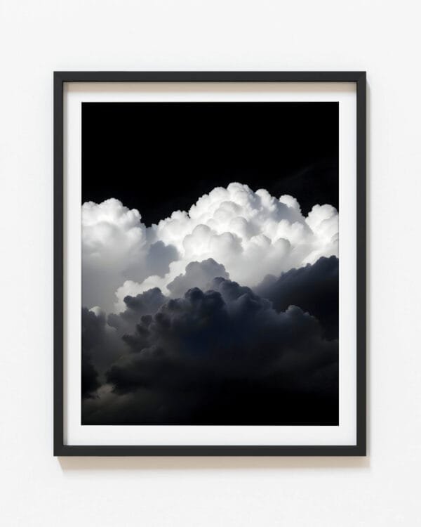 Shop Drama queen dark sky clouds Art Print, Canvas Print & Fabric Print - exclusively available at 83oranges.com by artist Uma Gokhale India