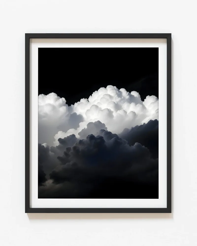 Shop Drama queen dark sky clouds Art Print, Canvas Print & Fabric Print - exclusively available at 83oranges.com by artist Uma Gokhale India