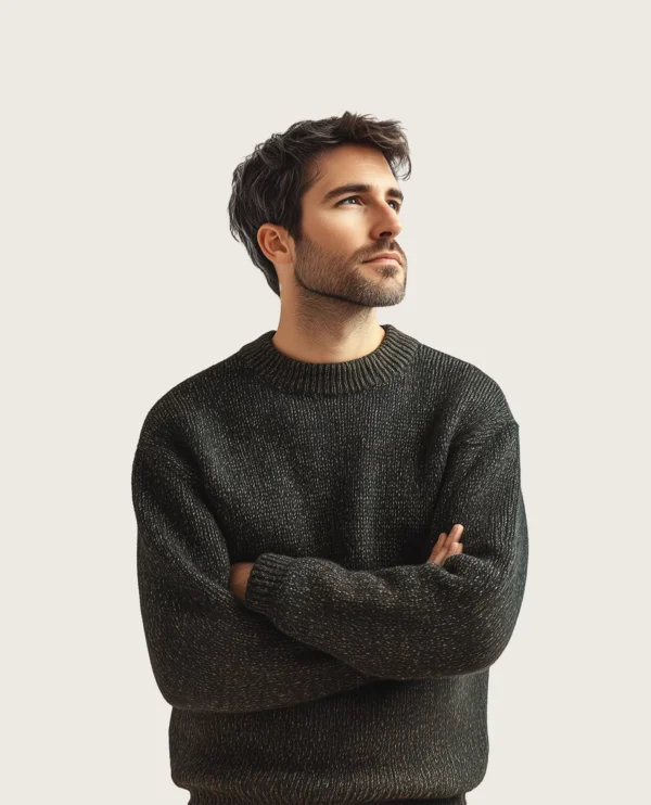 Green sweater
