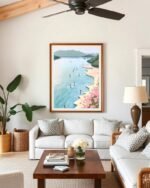 Shop summer beach coast swim scenic landscape nature painting small batch graphic Art Print, Canvas Print, Commercial digital license & Instant download printable - exclusively available at 83oranges.com by artist Uma Gokhale India Shop summer beach coast swim scenic landscape nature painting small batch graphic Art Print, Canvas Print, Commercial digital license & Instant download printable - exclusively available at 83oranges.com by artist Uma Gokhale India