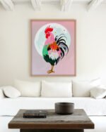 Shop colorful rooster chicken farm animals pet Art Print, Canvas Print, Commercial digital license & Instant download printable - exclusively available at 83oranges.com by artist Uma Gokhale India Shop colorful rooster chicken farm animals pet Art Print, Canvas Print, Commercial digital license & Instant download printable - exclusively available at 83oranges.com by artist Uma Gokhale India