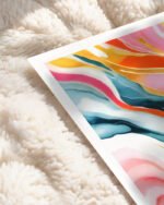 Shop Colorgasmic marble abstract luxe Art Print, Canvas Print, Commercial digital license & Instant download printable - exclusively available at 83oranges.com by artist Uma Gokhale India