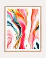 Shop Colorgasmic marble abstract luxe Art Print, Canvas Print, Commercial digital license & Instant download printable - exclusively available at 83oranges.com by artist Uma Gokhale India