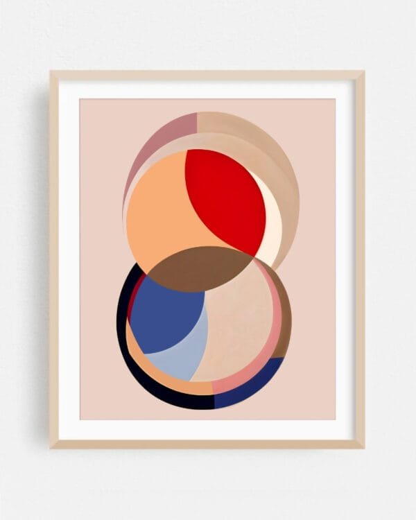 Shop balance abstract eclectic geometric luxe small batch graphic Art Print, Canvas Print & Fabric Print - exclusively available at 83oranges.com by artist Uma Gokhale India