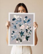 Shop abstract eclectic marble graphic art small batch graphic Art Print, Canvas Print & Fabric Print - exclusively available at 83oranges.com by artist Uma Gokhale India