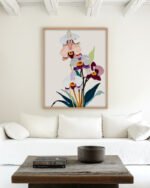 Shop Orchids Painting Floral Botanical Nature Art Print, Canvas Print, Commercial digital license & Instant download printable- exclusively available at 83oranges.com by artist Uma Gokhale India