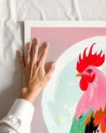 Shop colorful rooster chicken farm animals pet Art Print, Canvas Print, Commercial digital license & Instant download printable - exclusively available at 83oranges.com by artist Uma Gokhale India Shop colorful rooster chicken farm animals pet Art Print, Canvas Print, Commercial digital license & Instant download printable - exclusively available at 83oranges.com by artist Uma Gokhale India