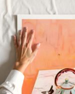 Shop tea & oranges still life pastel eclectic bohemian maximalist painting small batch graphic Art Print, Canvas Print, Commercial digital license & Instant download printable - exclusively available at 83oranges.com by artist Uma Gokhale India Shop tea & oranges still life pastel eclectic bohemian maximalist painting small batch graphic Art Print, Canvas Print, Commercial digital license & Instant download printable - exclusively available at 83oranges.com by artist Uma Gokhale India