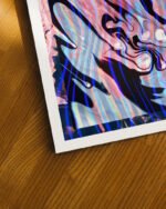 Shop Focus Abstract Psychedelic Marble small batch graphic Art Print, Canvas Print, Commercial digital license & Instant download printable - exclusively available at 83oranges.com by artist Uma Gokhale India