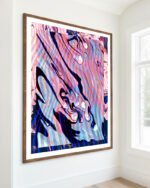 Shop Focus Abstract Psychedelic Marble small batch graphic Art Print, Canvas Print, Commercial digital license & Instant download printable - exclusively available at 83oranges.com by artist Uma Gokhale India