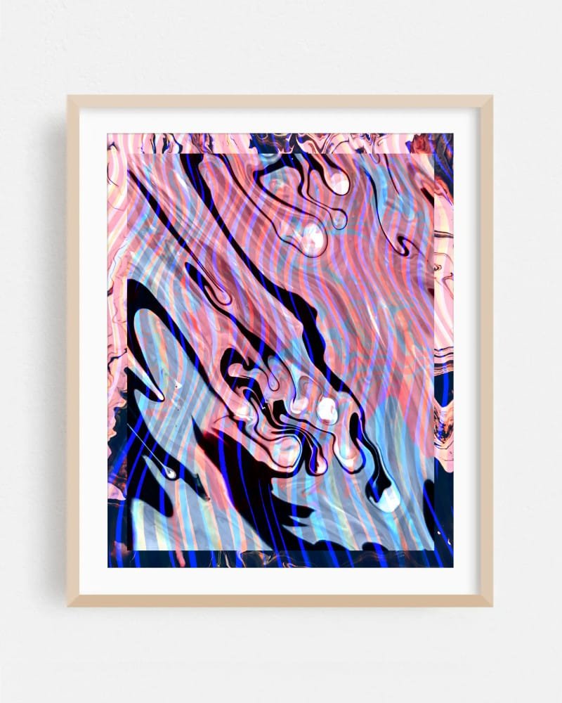 Shop Focus Abstract Psychedelic Marble small batch graphic Art Print, Canvas Print & Fabric Print - exclusively available at 83oranges.com by artist Uma Gokhale India