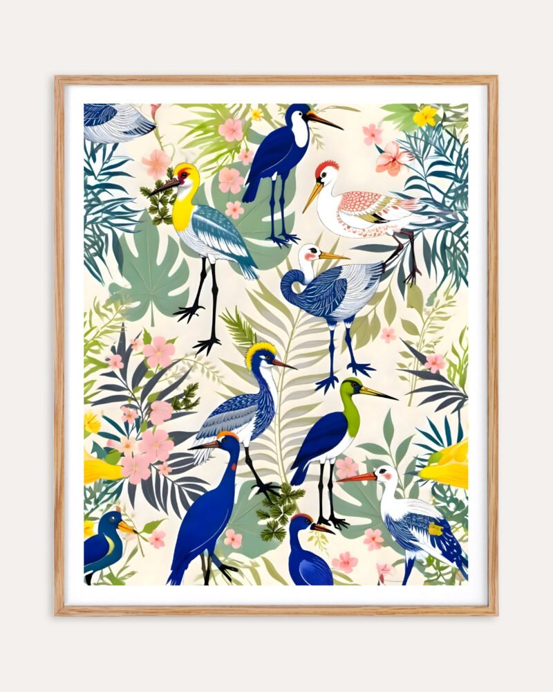 Shop bird symphony birds botanical wildlife forest small batch Art Print, Canvas Print, Commercial digital license & Instant download printable - exclusively available at 83oranges.com by artist Uma Gokhale IndiaShop bird symphony birds botanical wildlife forest small batch Art Print, Canvas Print, Commercial digital license & Instant download printable - exclusively available at 83oranges.com by artist Uma Gokhale India