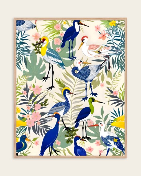 Shop bird symphony birds botanical wildlife forest small batch Art Print, Canvas Print, Commercial digital license & Instant download printable - exclusively available at 83oranges.com by artist Uma Gokhale IndiaShop bird symphony birds botanical wildlife forest small batch Art Print, Canvas Print, Commercial digital license & Instant download printable - exclusively available at 83oranges.com by artist Uma Gokhale India