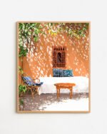 Shop Turkish Architecture Morocco Buildings Art Print, Canvas Print & Fabric Print - exclusively available at 83oranges.com by artist Uma Gokhale India