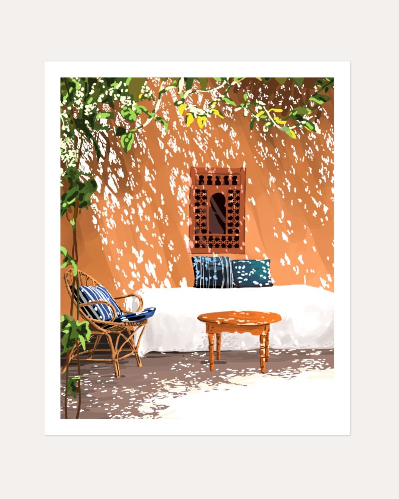 Shop Turkish Architecture Morocco Buildings Art Print, Canvas Print, Commercial digital license, Instant download printable - exclusively available at 83oranges.com by artist Uma Gokhale India