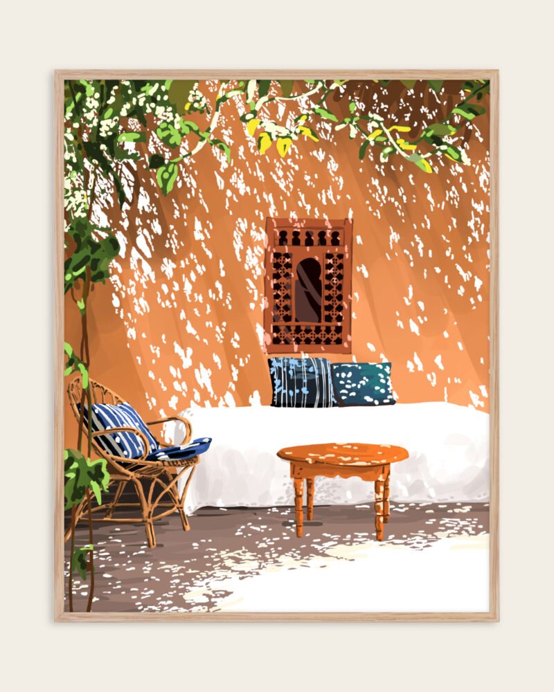 Shop Turkish Architecture Morocco Buildings Art Print, Canvas Print, Commercial digital license, Instant download printable - exclusively available at 83oranges.com by artist Uma Gokhale India