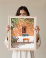 Shop Turkish Architecture Morocco Buildings Art Print, Canvas Print & Fabric Print - exclusively available at 83oranges.com by artist Uma Gokhale India