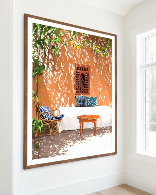Shop Turkish Architecture Morocco Buildings Art Print, Canvas Print & Fabric Print - exclusively available at 83oranges.com by artist Uma Gokhale India
