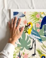 Shop bird symphony birds botanical wildlife forest small batch Art Print, Canvas Print & Fabric Print - exclusively available at 83oranges.com by artist Uma Gokhale India