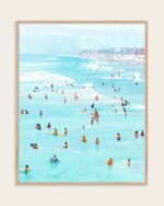 Shop Hot summer beach ocean sea Painting Art Print, Canvas Print, Commercial digital license & Instant download printable - available at 83oranges.com by artist Uma Gokhale India